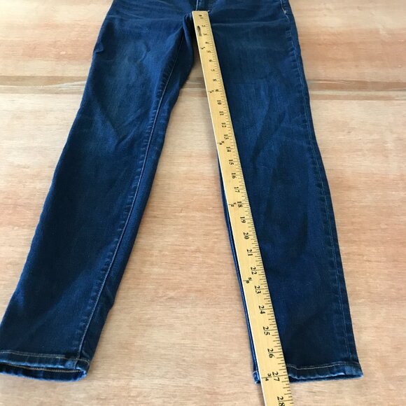 Madewell 9" High Rise Skinny Jeans Women 28 Blue Medium Wash Stretch Preppy - Picture 7 of 13